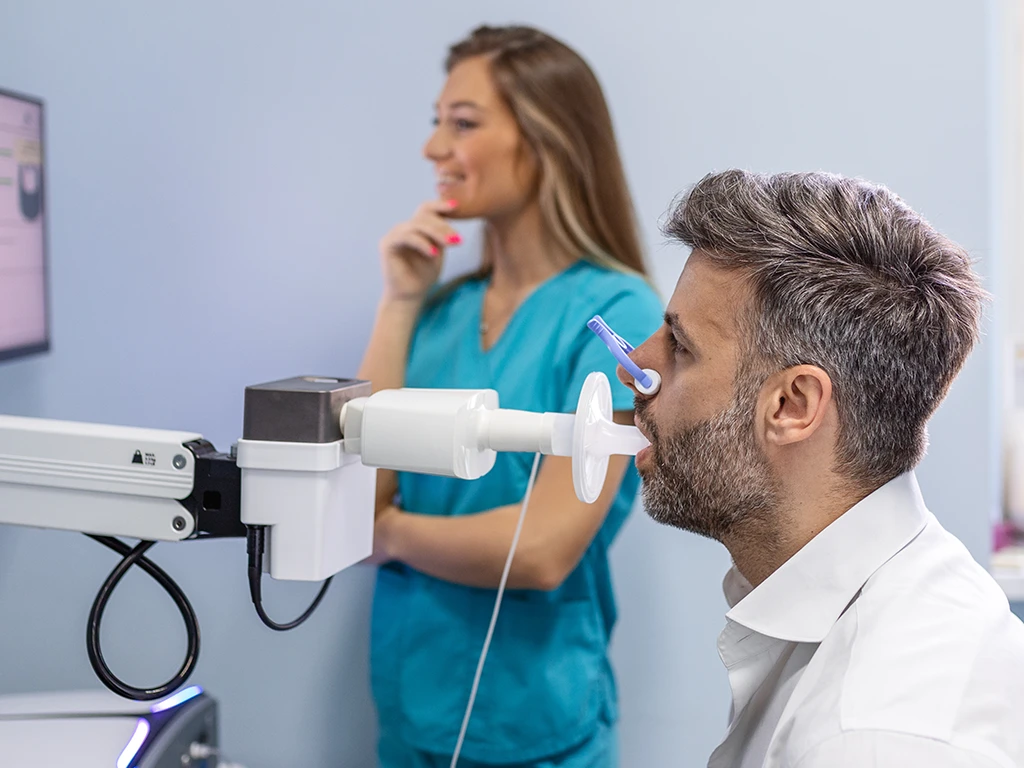 Lungenfunktionsdiagnostik - Praxis f&uuml;r Lungenheilkunde Dr. Selbig &ndash; Lungenarzt Ansbach