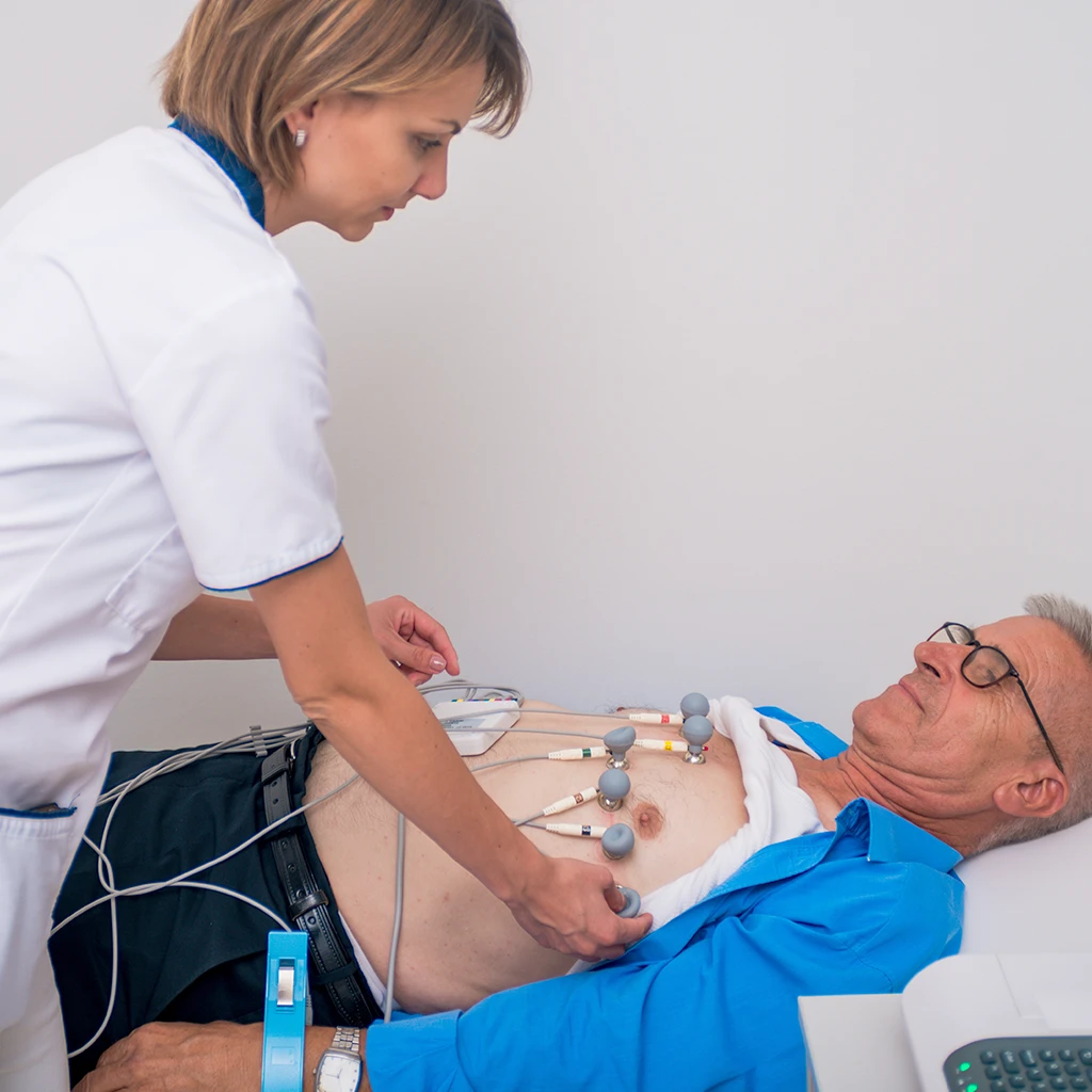 Ruhe-EKG - Praxis f&uuml;r Lungenheilkunde Dr. Selbig &ndash; Lungenarzt Ansbach